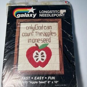 1984 Galaxy long‎ stitch needlepoint. Fast & easy 8 x 10 78-1413 G1